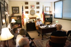 Art Advocates meeting with Rep. Kyle Hall