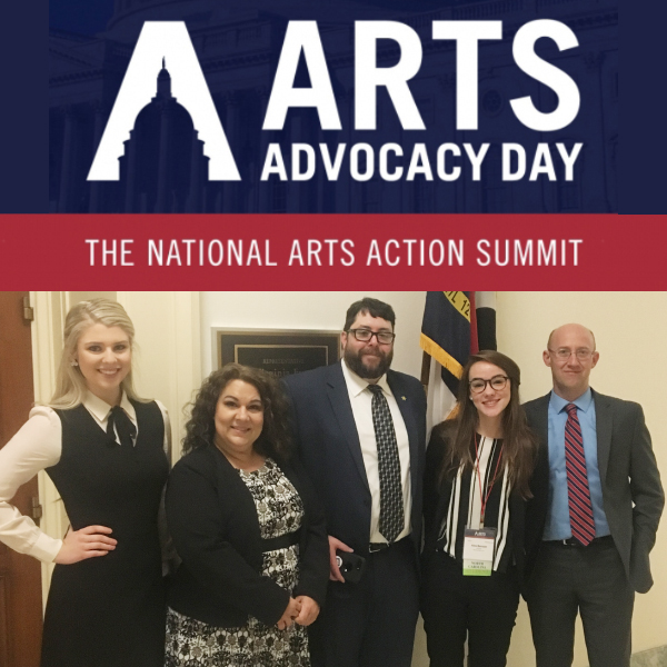 Arts Advocacy Day, The National Arts Action Summit, North Carolina Advocates in Washington DC in 2018