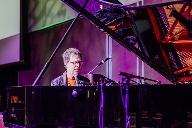 Ben Folds performing at ARTS Day